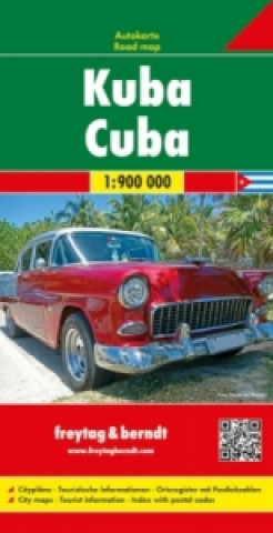 Tlačovina Cuba Road Map 1:900 000 Kartogr Afiai V Allalat
