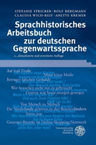 Kniha Sprachhistorisches Arbeitsbuch zur deutschen Gegenwartssprache Stefanie Stricker