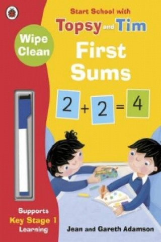 Книга Wipe-Clean First Sums: Start School with Topsy and Tim Jean Adamson