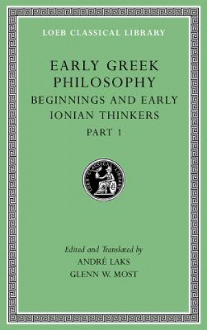 Knjiga Early Greek Philosophy Glenn W. Most