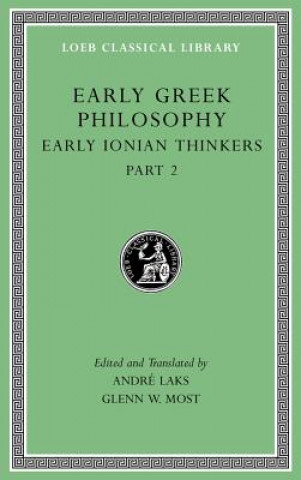 Kniha Early Greek Philosophy Glenn W. Most