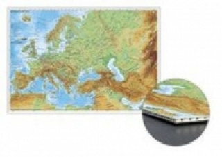 Tiskovina Stiefel Wandkarte Kleinformat Europa und der Nahe Osten physisch zum Pinnen auf Wabenplatte, Planokarte 