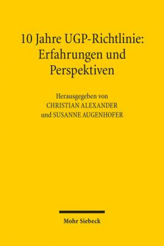Könyv 10 Jahre UGP-Richtlinie Christian Alexander