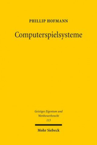 Książka Computerspielsysteme Phillip Hofmann