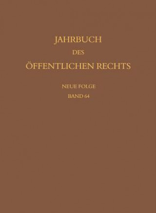 Carte Jahrbuch des oeffentlichen Rechts der Gegenwart. Neue Folge Susanne Baer
