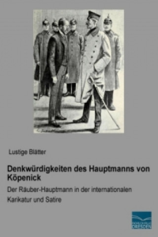 Kniha Denkwürdigkeiten des Hauptmanns von Köpenick Lustige Blätter
