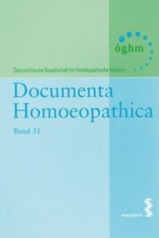 Kniha Documenta Homoeopathica 