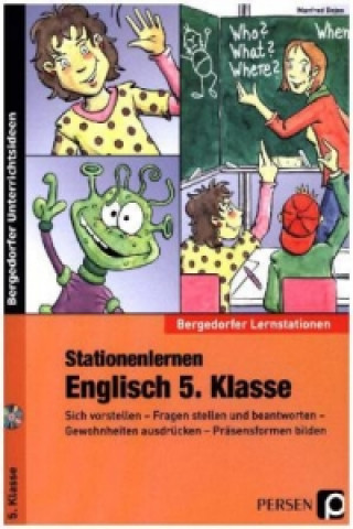 Kniha Stationenlernen Englisch 5. Klasse, m. 1 CD-ROM Manfred Bojes