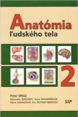 Book Anatómia ľudského tela 2 Peter Mráz