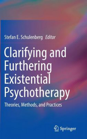 Könyv Clarifying and Furthering Existential Psychotherapy Stefan E. Schulenberg