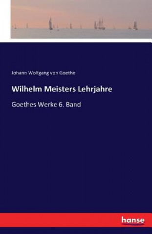 Kniha Wilhelm Meisters Lehrjahre Johann Wolfgang Von Goethe