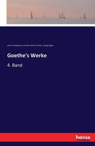 Book Goethe's Werke Johann Wolfgang Von Goethe