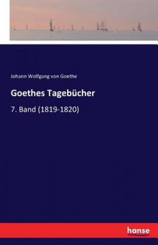 Książka Goethes Tagebucher Johann Wolfgang Von Goethe