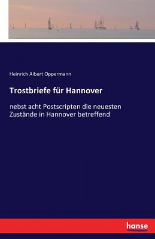 Książka Trostbriefe fur Hannover Heinrich Albert Oppermann