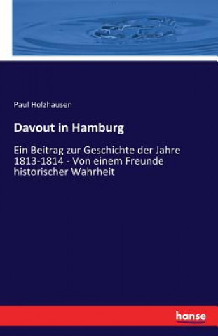 Книга Davout in Hamburg Paul Holzhausen