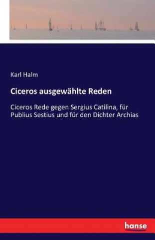 Kniha Ciceros ausgewahlte Reden Karl Halm