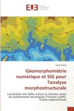 Carte Geomorphometrie Numerique Et Sig Pour Lanalyse Morphostructurale Slama-T