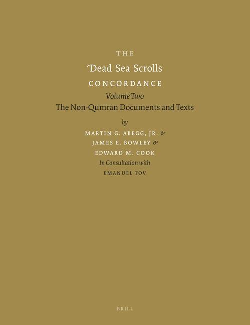 Carte Dead Sea Scrolls Concordance, Volume 2 Martin Abegg