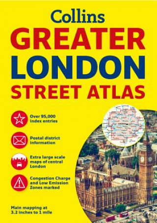 Kniha Greater London Street Atlas Collins Maps