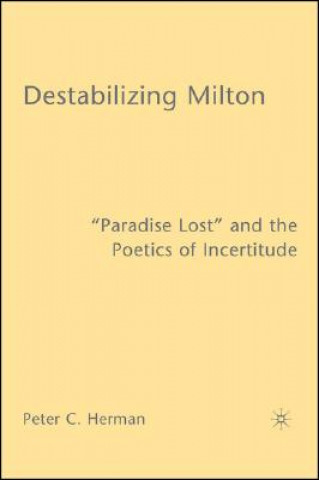 Kniha Destabilizing Milton P. Herman