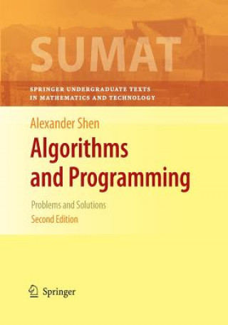 Könyv Algorithms and Programming Alexander Shen