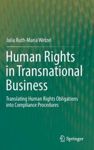 Kniha Human Rights in Transnational Business Julia Ruth-Maria Wetzel