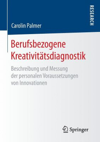 Książka Berufsbezogene Kreativitatsdiagnostik Carolin Palmer