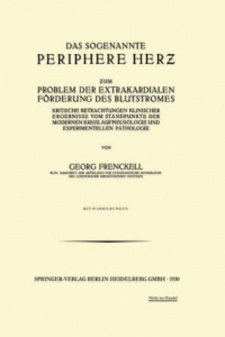 Carte Das Sogenannte Periphere Herz Georg Frenckell