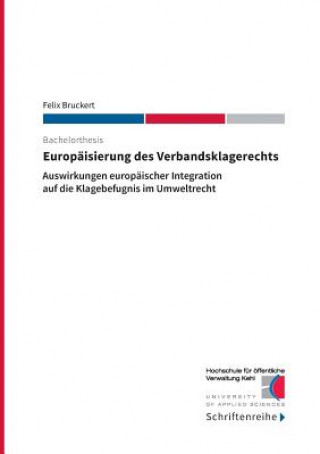 Libro Europaisierung des Verbandsklagerechts Felix Bruckert