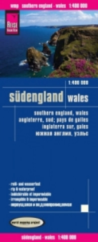 Tiskovina Reise Know-How Landkarte Südengland, Wales (1:400.000). Southern England, Wales / Angleterre Süd, Pays de Galles / Inglaterra sur, Gales Reise Know-How Verlag