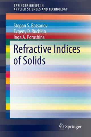 Carte Refractive Indices of Solids Stepan S. Batsanov