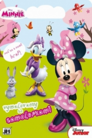 Kniha Vymaľovanky so samolepkami Minnie Disney