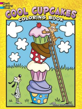 Libro Cool Cupcakes Coloring Book Susan Shaw-Russell