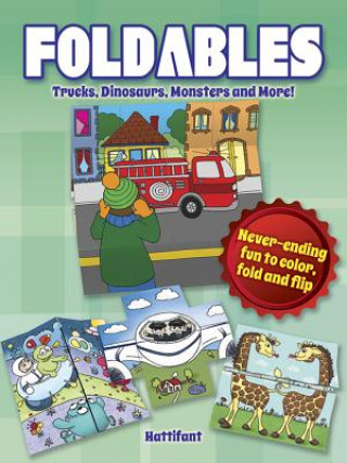 Kniha Foldables -- Trucks, Dinosaurs, Monsters and More Manja Burton