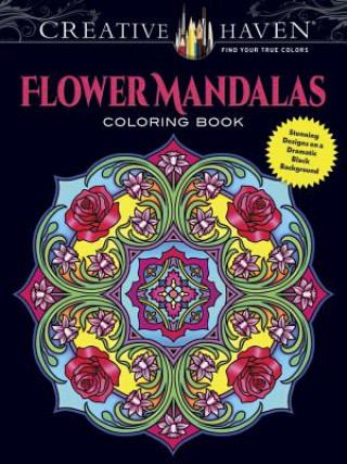Book Creative Haven Flower Mandalas Coloring Book Marty Noble