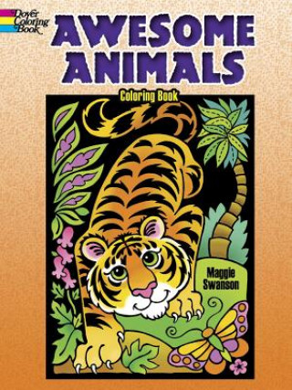 Książka Awesome Animals Coloring Book Maggie Swanson