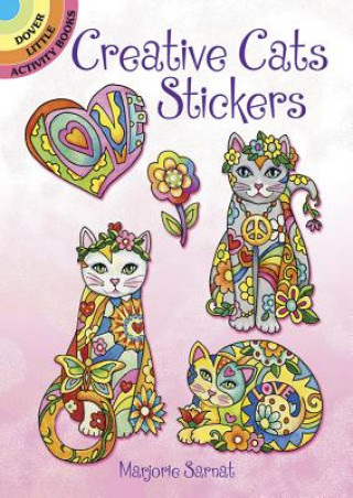 Kniha Creative Cats Stickers Marjorie Sarnat