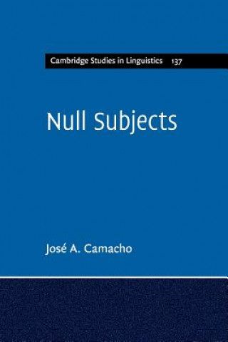 Carte Null Subjects José A. Camacho