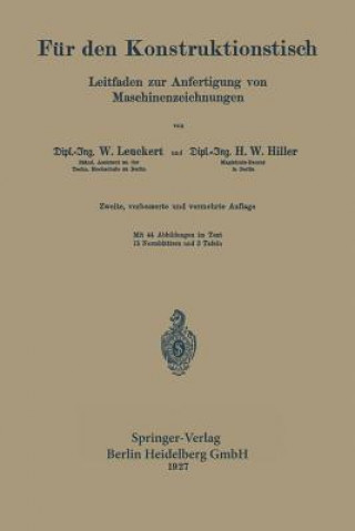 Kniha Fur Den Konstruktionstisch Walter Leuckert