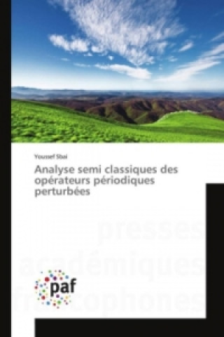 Könyv Analyse semi classiques des opérateurs périodiques perturbées Youssef Sbai