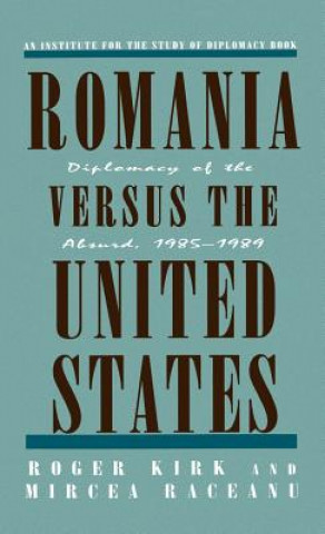 Kniha Romania Versus the United States Na Na