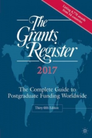 Kniha The Grants Register 2017 Palgrave Macmillan