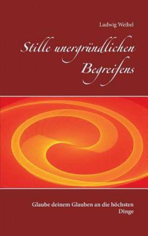 Kniha Stille unergrundlichen Begreifens Ludwig Weibel