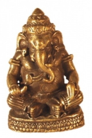 Spiel/Spielzeug Figur Ganesha Messing mini 