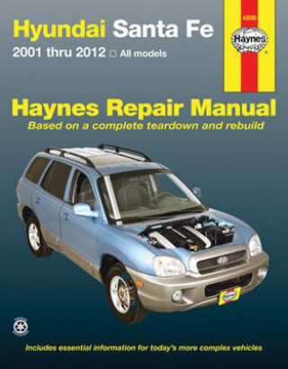 Kniha Hyundai Santa Fe (01-12) Editors Of Haynes Manuals