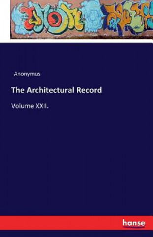 Knjiga Architectural Record Anonymus