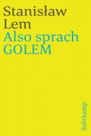 Kniha Also sprach GOLEM Stanislaw Lem