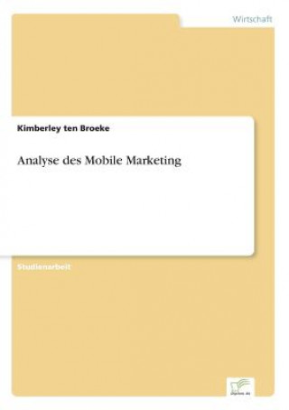 Carte Analyse des Mobile Marketing Kimberley Ten Broeke