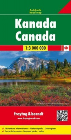 Nyomtatványok Automapa Kanada 1:3 000 000 