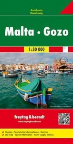 Nyomtatványok Malta - Gozo, Destination of Considerable Interest Road Map 1:30 000 